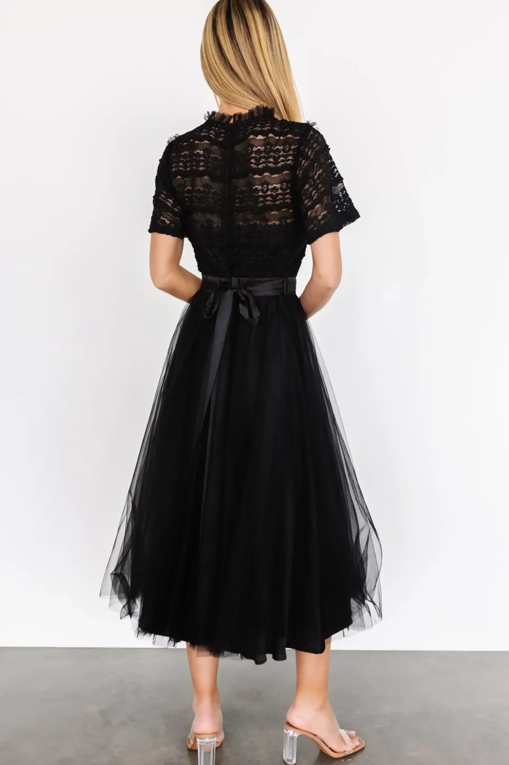 Baltic Born COMING SOON|Darcy Tulle Midi Dress | Black