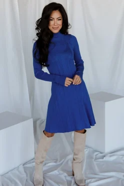 Baltic Born SALE|Dastrup Ribbed Dress | Cobalt
