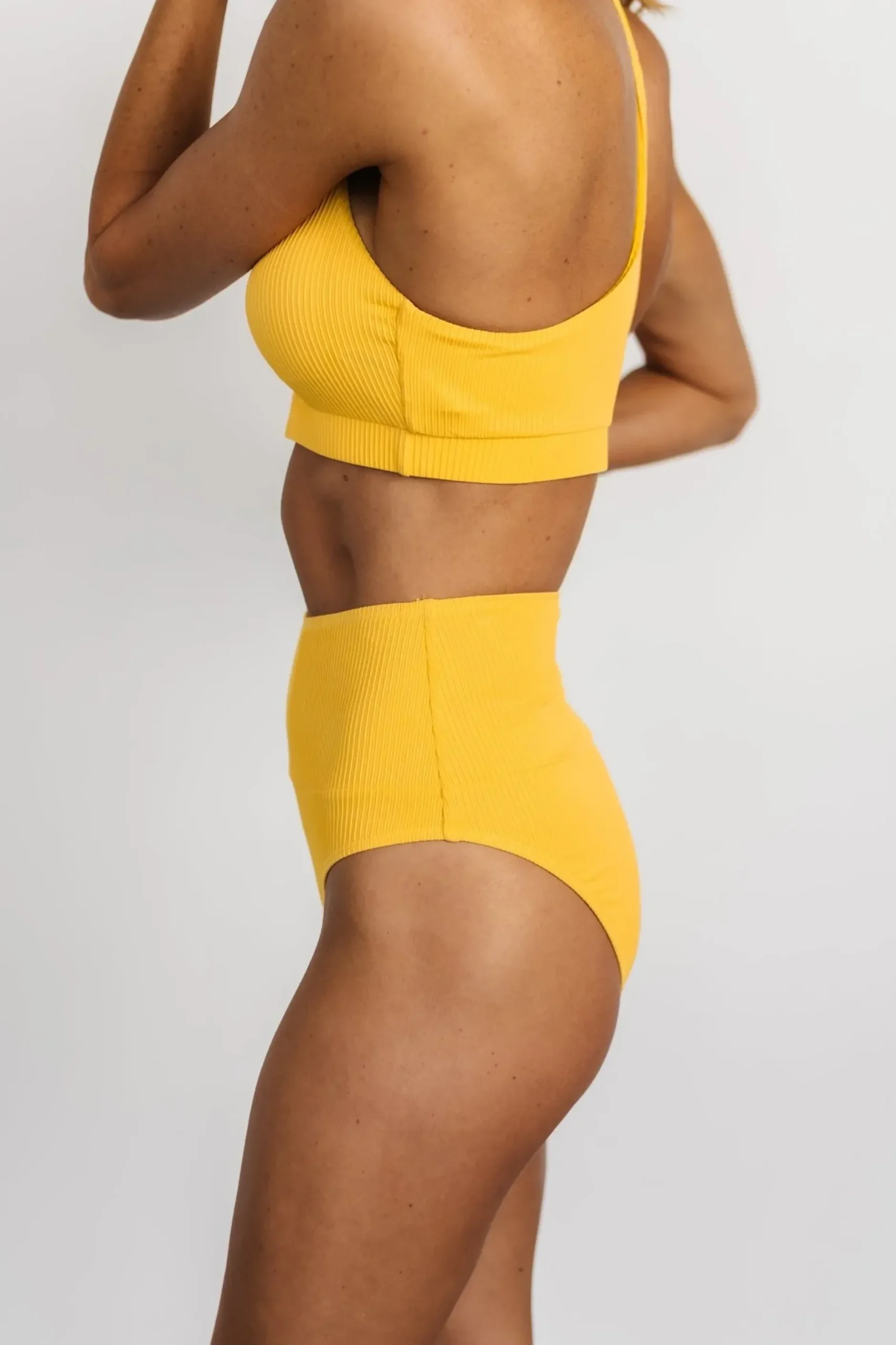 Baltic Born bikini|Del Mar Ribbed Bikini Bottom | Yellow