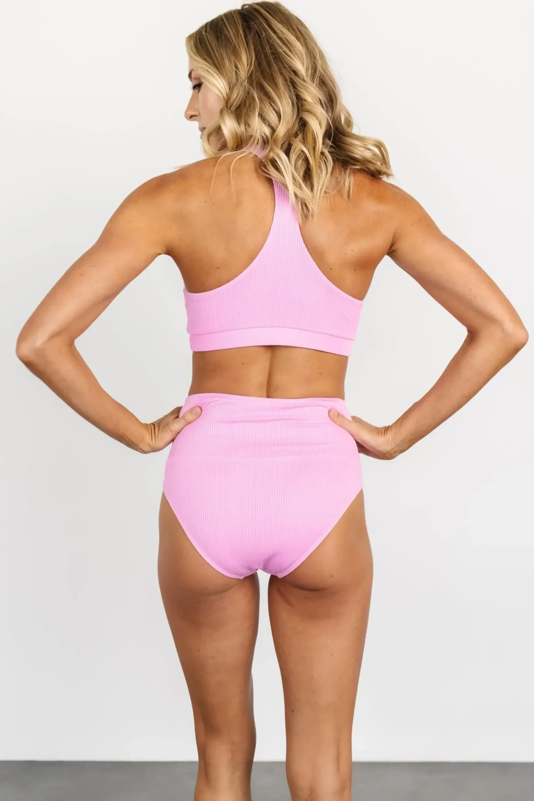 Baltic Born bikini|Del Mar Ribbed Bikini Bottom | Pink