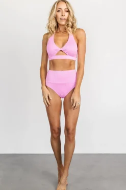 Baltic Born bikini|Del Mar Ribbed Bikini Bottom | Pink