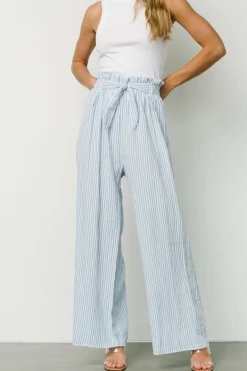 Baltic Born pants|Delphi Wide Leg Pants | Blue Stripe