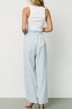 Baltic Born pants|Delphi Wide Leg Pants | Blue Stripe