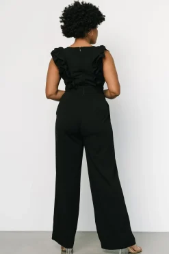Baltic Born JUMPSUITS + ROMPERS|Descanso Ruffle Jumpsuit | Black