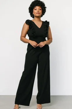 Baltic Born JUMPSUITS + ROMPERS|Descanso Ruffle Jumpsuit | Black
