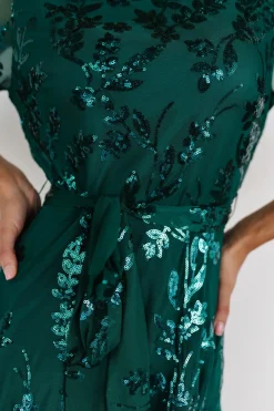 Baltic Born COMING SOON|Destiny Sequin Maxi Dress | Emerald