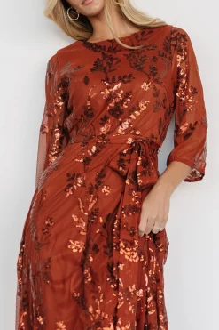Baltic Born COMING SOON|Destiny Sequin Maxi Dress | Cinnamon