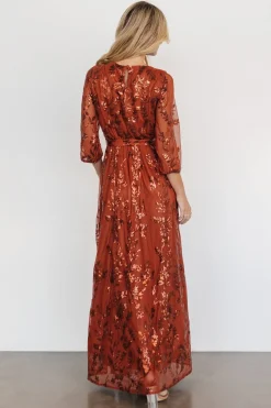 Baltic Born COMING SOON|Destiny Sequin Maxi Dress | Cinnamon
