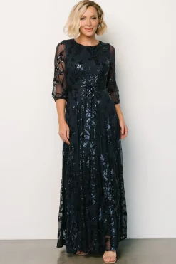 Baltic Born COMING SOON|Destiny Sequin Maxi Dress | Navy