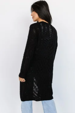 Baltic Born cardigans|Devman Knit Cardigan | Black