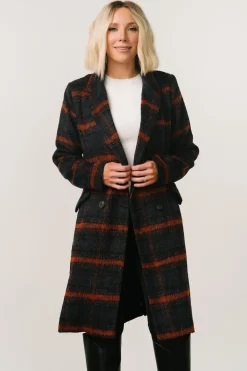 Baltic Born outerwear|Dickinson Trench Coat | Navy Multi