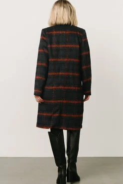 Baltic Born outerwear|Dickinson Trench Coat | Navy Multi