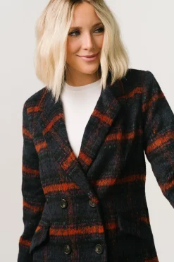 Baltic Born outerwear|Dickinson Trench Coat | Navy Multi