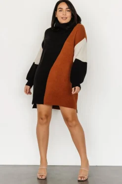 Baltic Born short dresses|TOPS|Diego Sweater Dress | Black Multi
