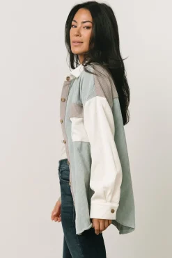 Baltic Born outerwear|Dillon Shacket | Sage Multi