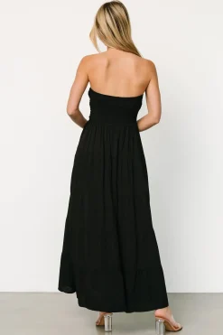 Baltic Born DRESSES|maxi dresses|Domenica Strapless Maxi Dress | Black