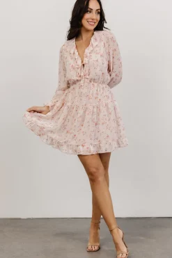 Baltic Born SALE|Doris Mini Dress | Blush Floral