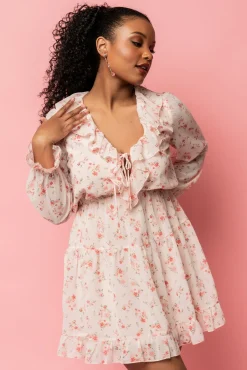 Baltic Born SALE|Doris Mini Dress | Blush Floral