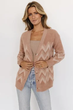 Baltic Born cardigans|Downey Cardigan | Mauve
