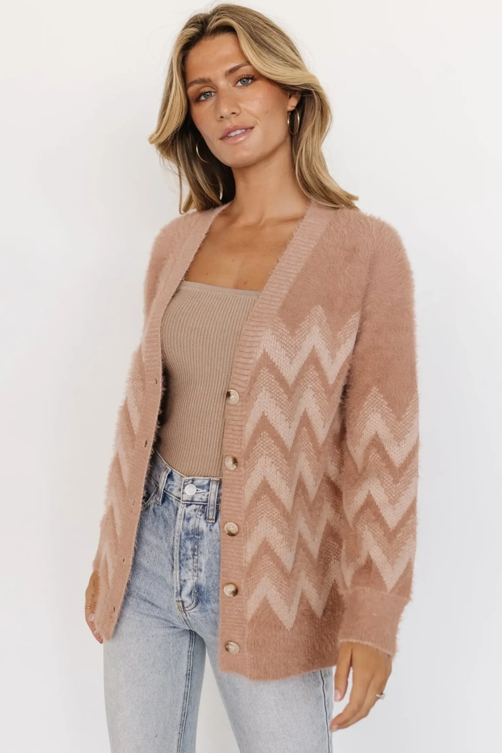 Baltic Born cardigans|Downey Cardigan | Mauve
