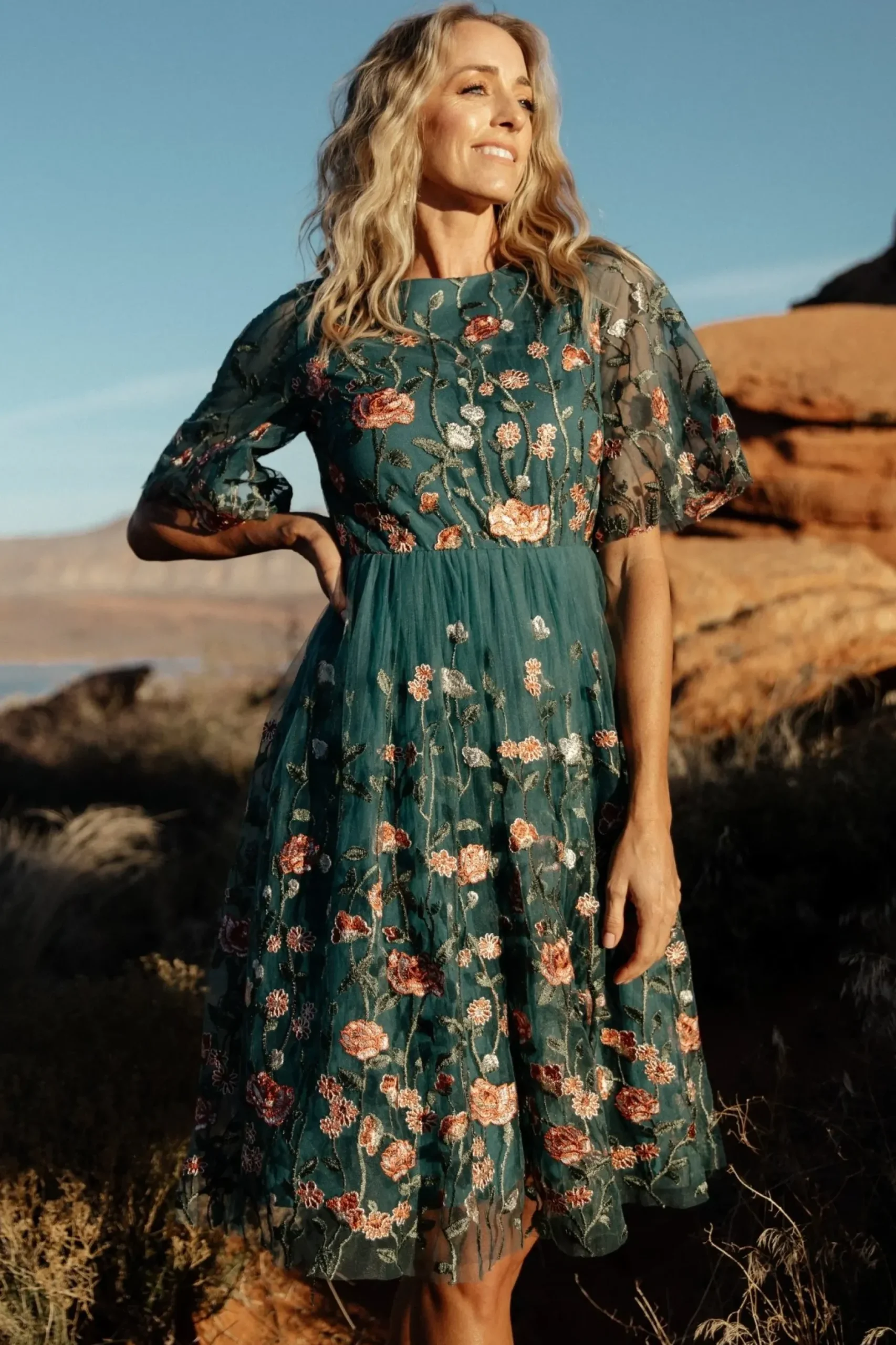 Baltic Born short dresses|Duchess Tulle Dress | Jade Garden