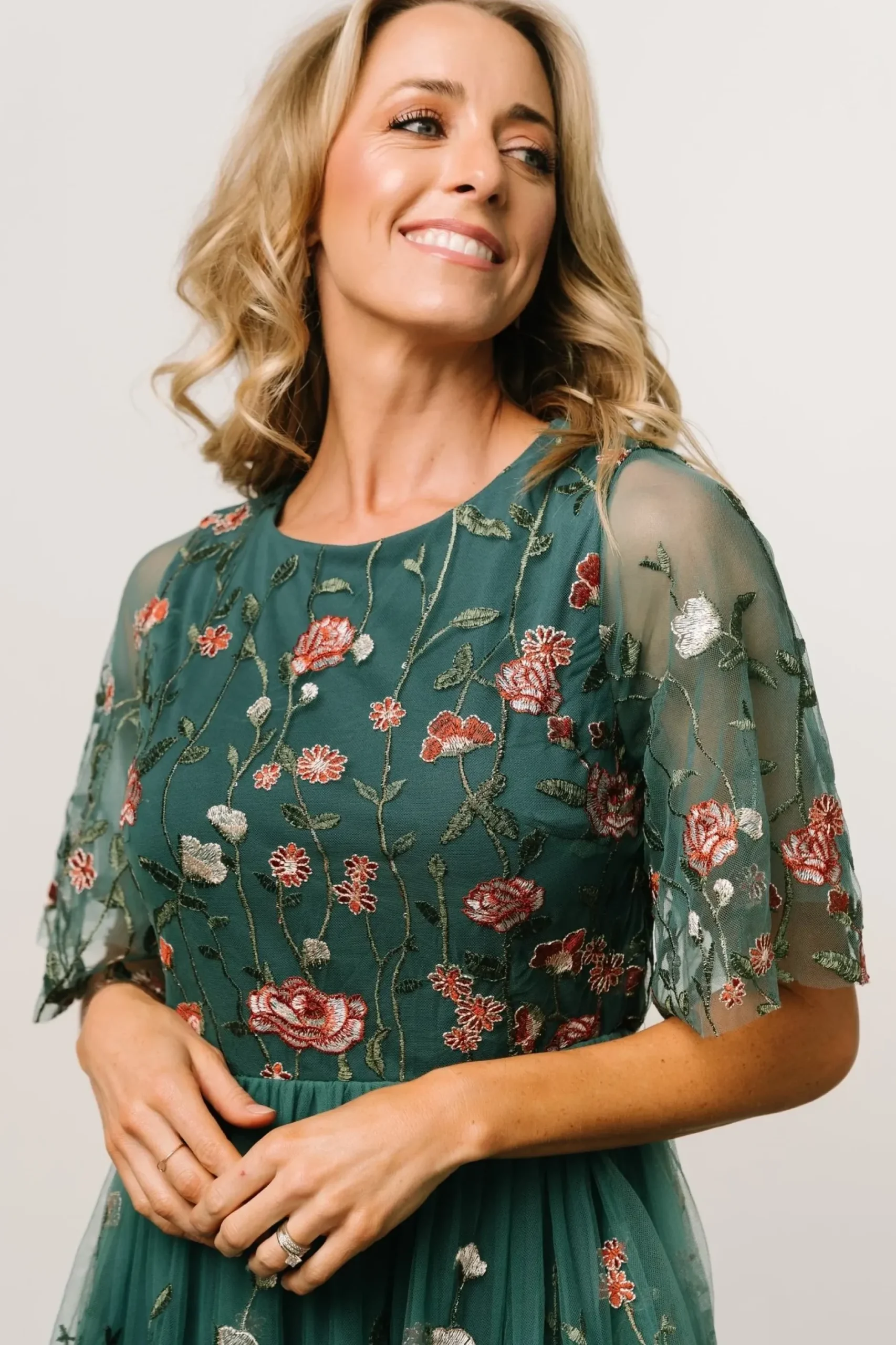 Baltic Born short dresses|Duchess Tulle Dress | Jade Garden