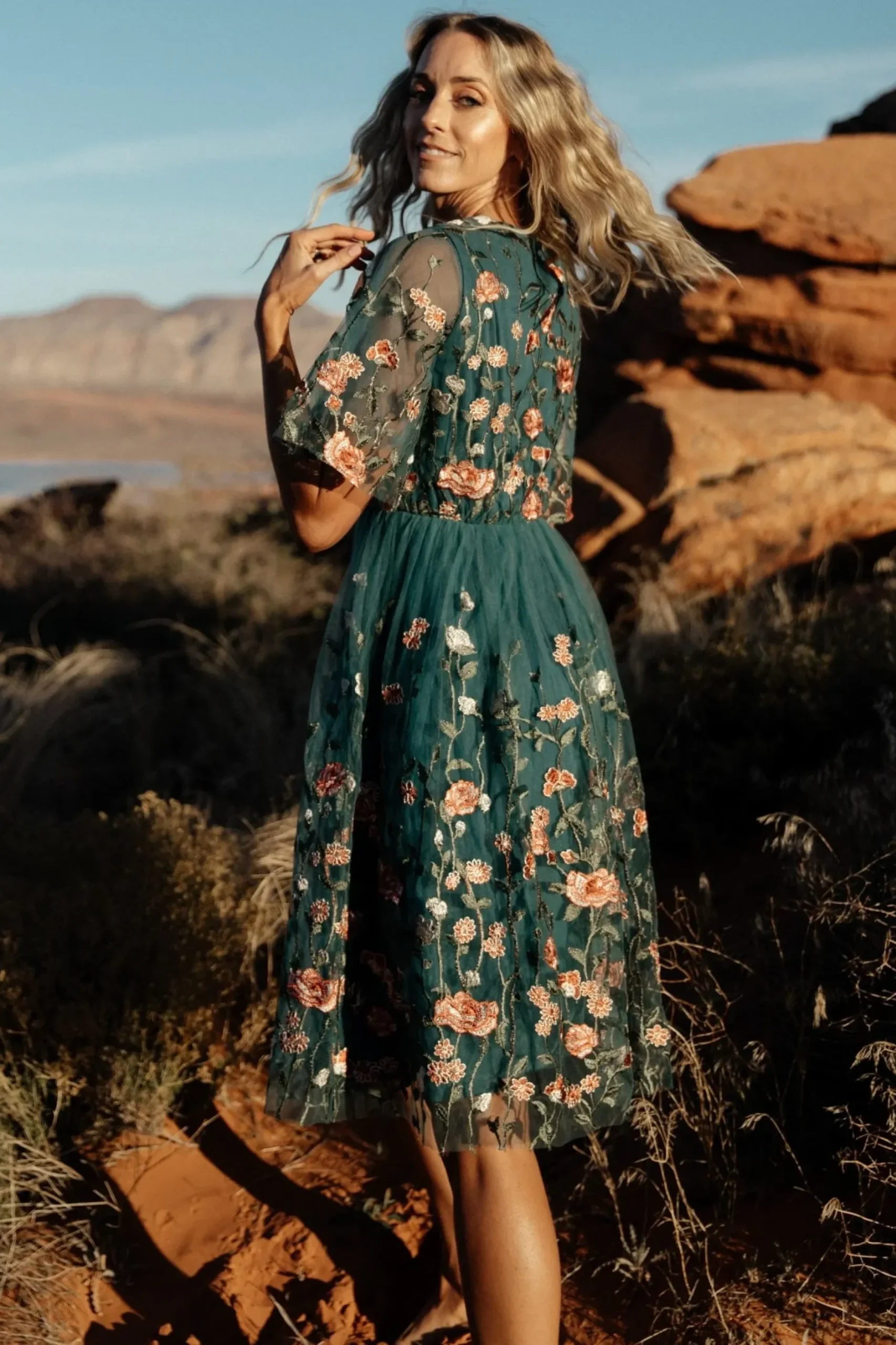 Baltic Born short dresses|Duchess Tulle Dress | Jade Garden