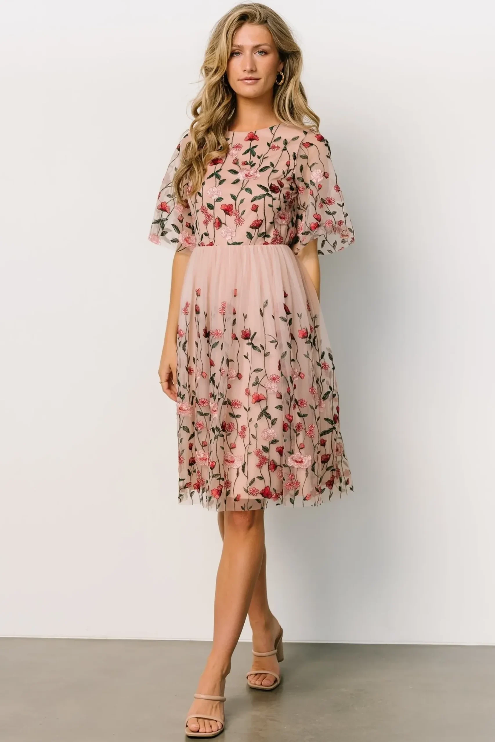 Baltic Born short dresses|Duchess Tulle Dress | Rose Garden