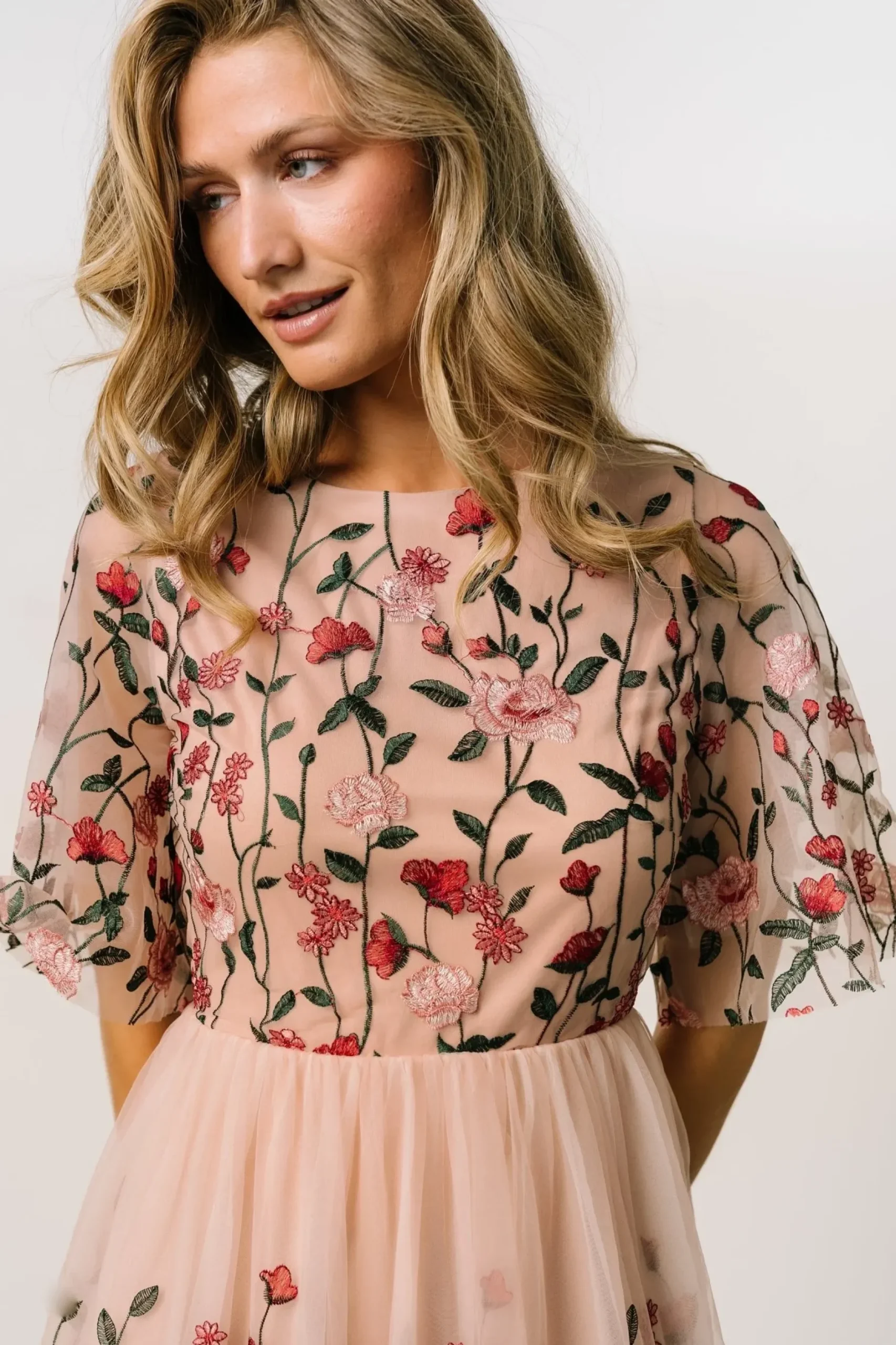 Baltic Born short dresses|Duchess Tulle Dress | Rose Garden