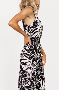 Baltic Born JUMPSUITS + ROMPERS|Duncan Sleeveless Jumpsuit | Black + Cream