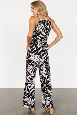 Baltic Born JUMPSUITS + ROMPERS|Duncan Sleeveless Jumpsuit | Black + Cream