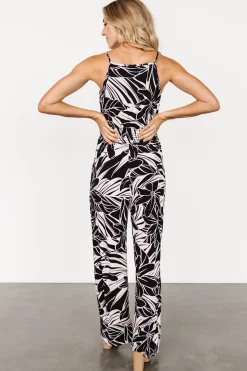 Baltic Born JUMPSUITS + ROMPERS|Duncan Sleeveless Jumpsuit | Black + Cream