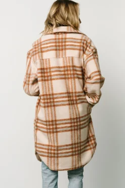 Baltic Born outerwear|WINTER ESSENTIALS|Durango Plaid Shacket | Oatmeal + Mocha
