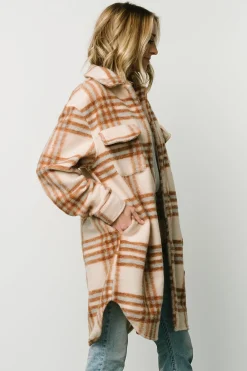Baltic Born outerwear|WINTER ESSENTIALS|Durango Plaid Shacket | Oatmeal + Mocha