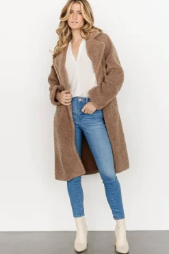 Baltic Born cardigans|Elbrus Sherpa Trench Coat | Dusty Brown