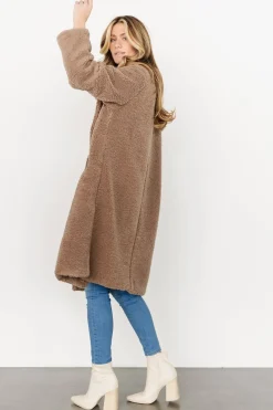 Baltic Born cardigans|Elbrus Sherpa Trench Coat | Dusty Brown