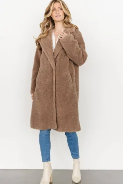 Baltic Born cardigans|Elbrus Sherpa Trench Coat | Persian Blue