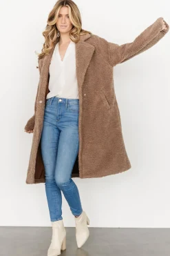 Baltic Born cardigans|Elbrus Sherpa Trench Coat | Persian Blue