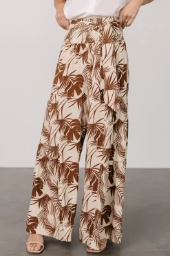 Baltic Born BOTTOMS|pants|Elin Flowy Pants | Cream + Mocha