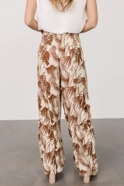 Baltic Born BOTTOMS|pants|Elin Flowy Pants | Cream + Mocha