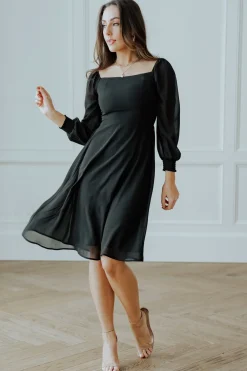 Baltic Born short dresses|WEDDING SUITE|Elise Short Dress | Black