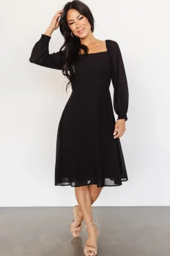 Baltic Born short dresses|WEDDING SUITE|Elise Short Dress | Black