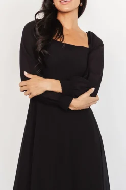 Baltic Born short dresses|WEDDING SUITE|Elise Short Dress | Black