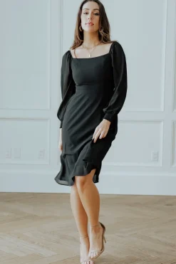 Baltic Born short dresses|WEDDING SUITE|Elise Short Dress | Black