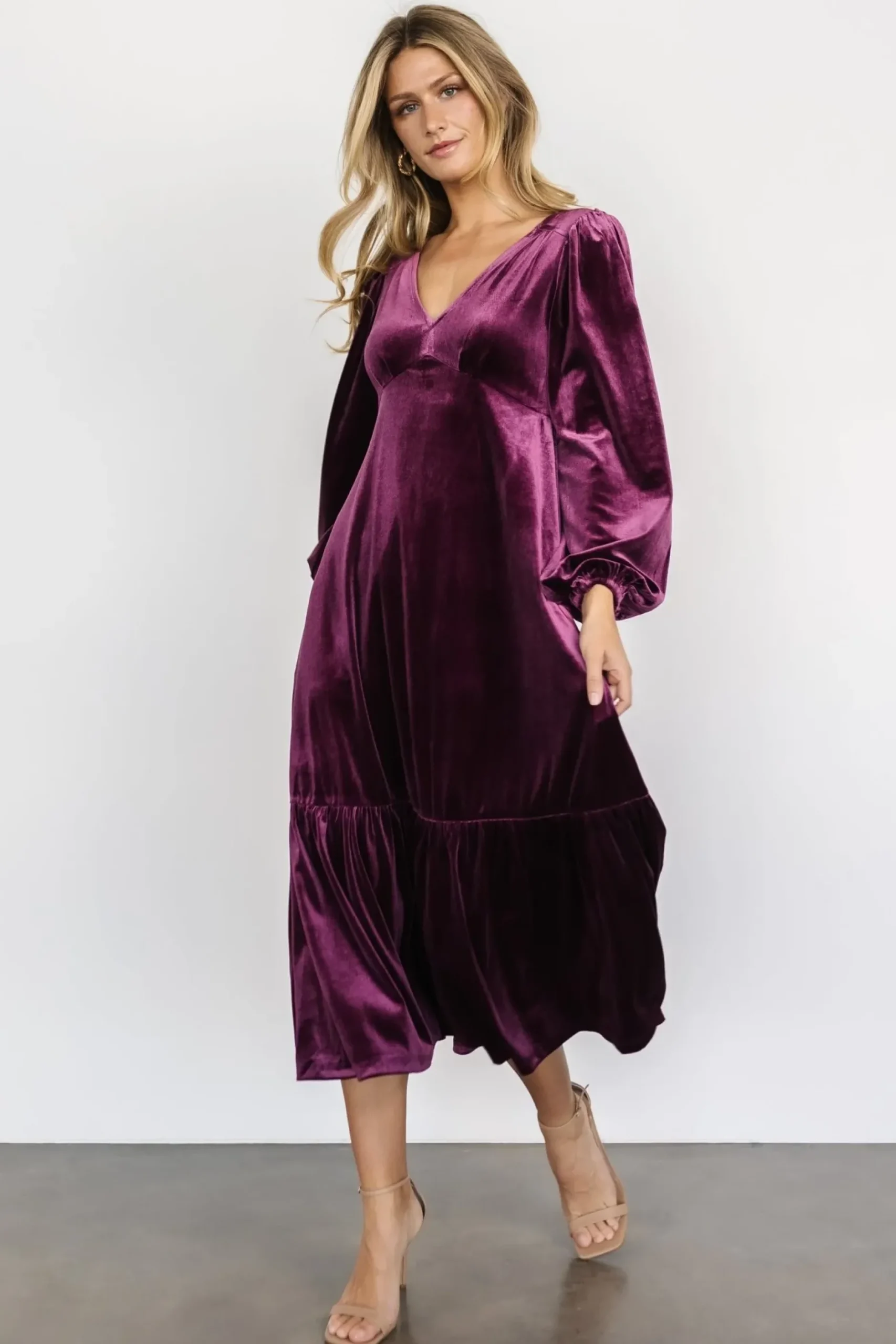 Baltic Born maxi dresses|WEDDING SUITE|Erika Velvet Maxi Dress | Sugar Plum
