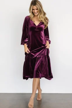 Baltic Born maxi dresses|WEDDING SUITE|Erika Velvet Maxi Dress | Sugar Plum