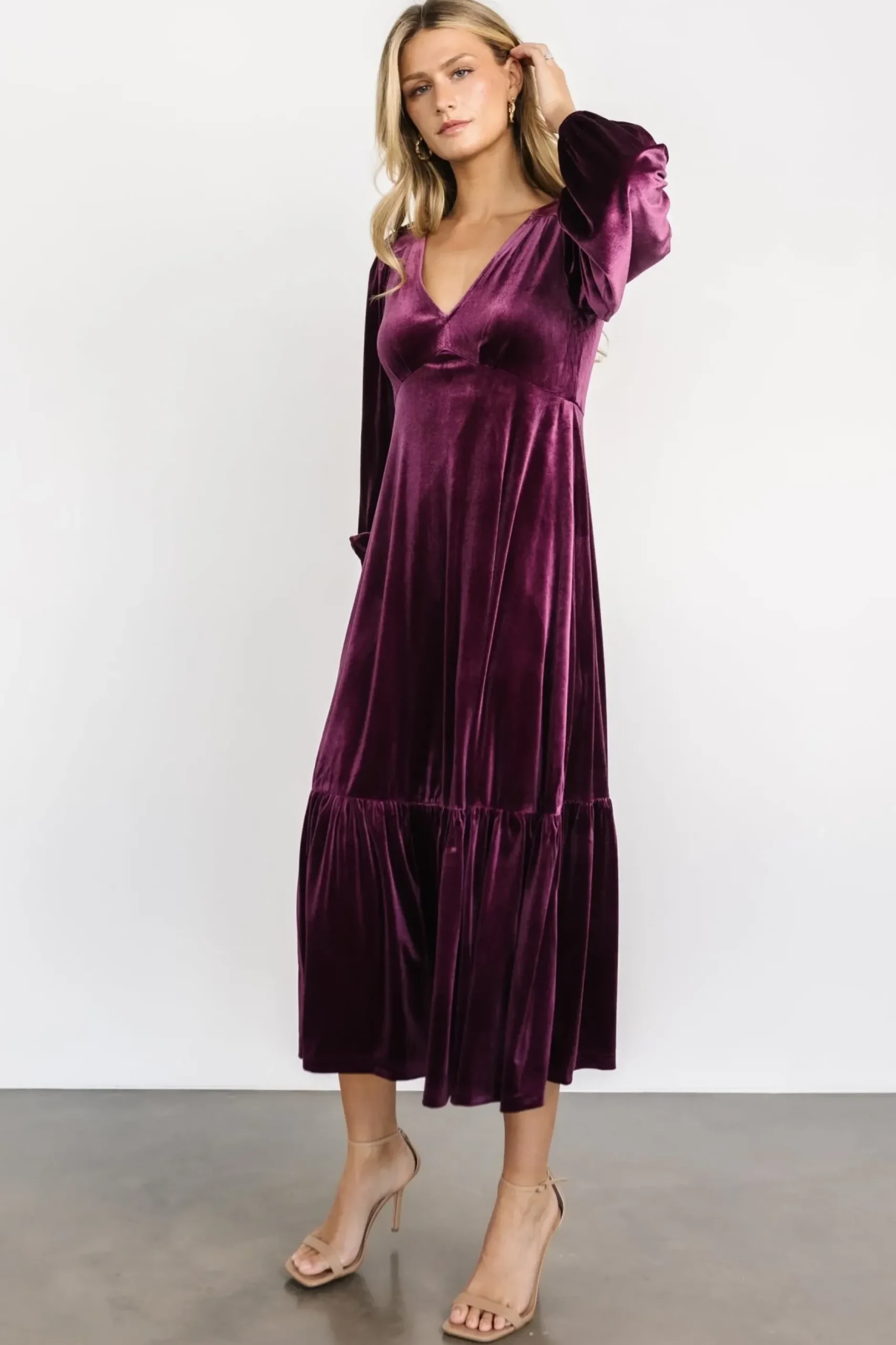 Baltic Born maxi dresses|WEDDING SUITE|Erika Velvet Maxi Dress | Sugar Plum