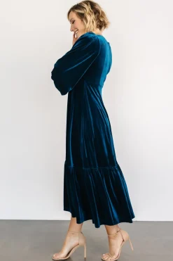 Baltic Born maxi dresses|WEDDING SUITE|Erika Velvet Maxi Dress | Sapphire