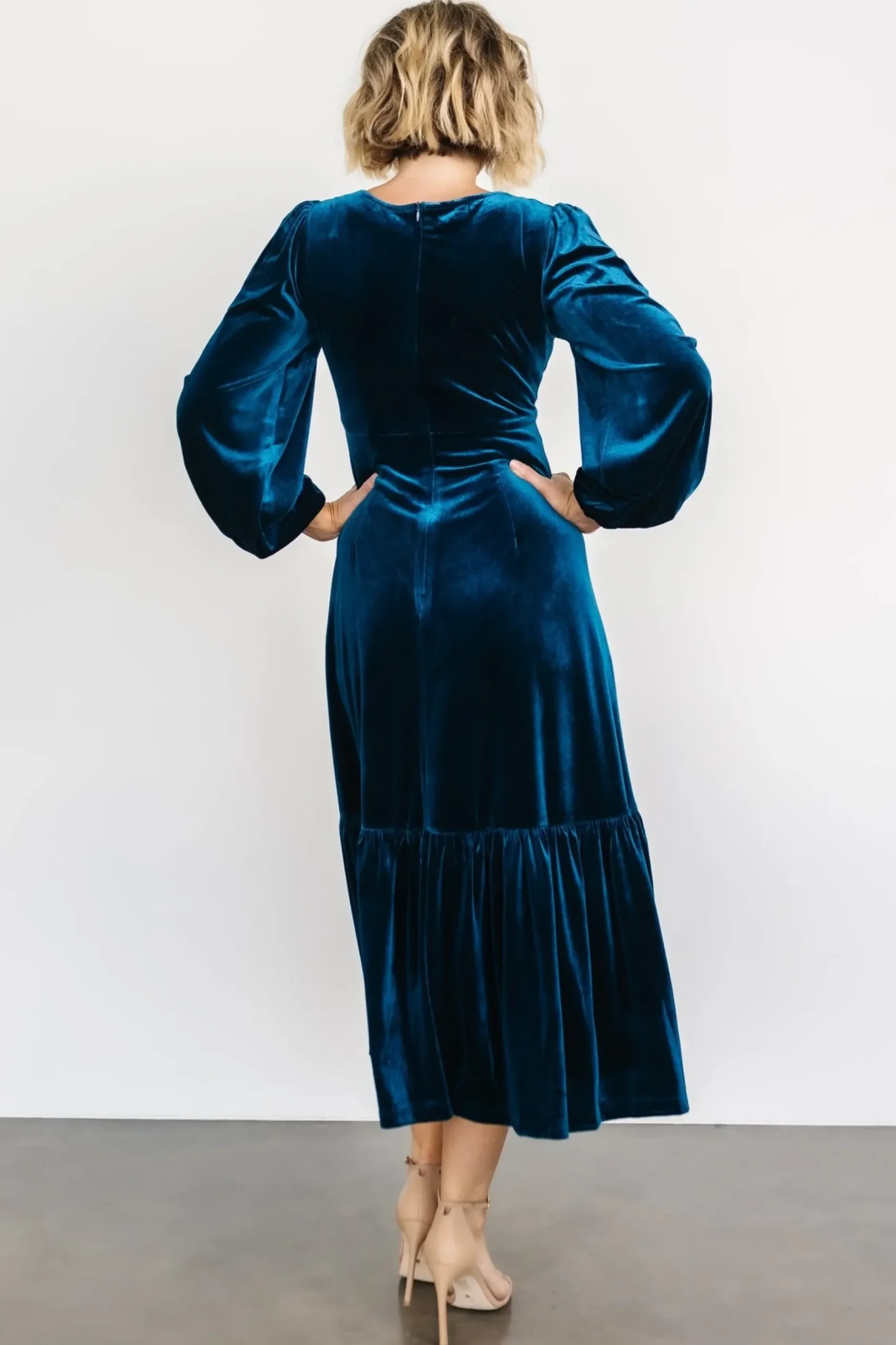 Baltic Born maxi dresses|WEDDING SUITE|Erika Velvet Maxi Dress | Sapphire