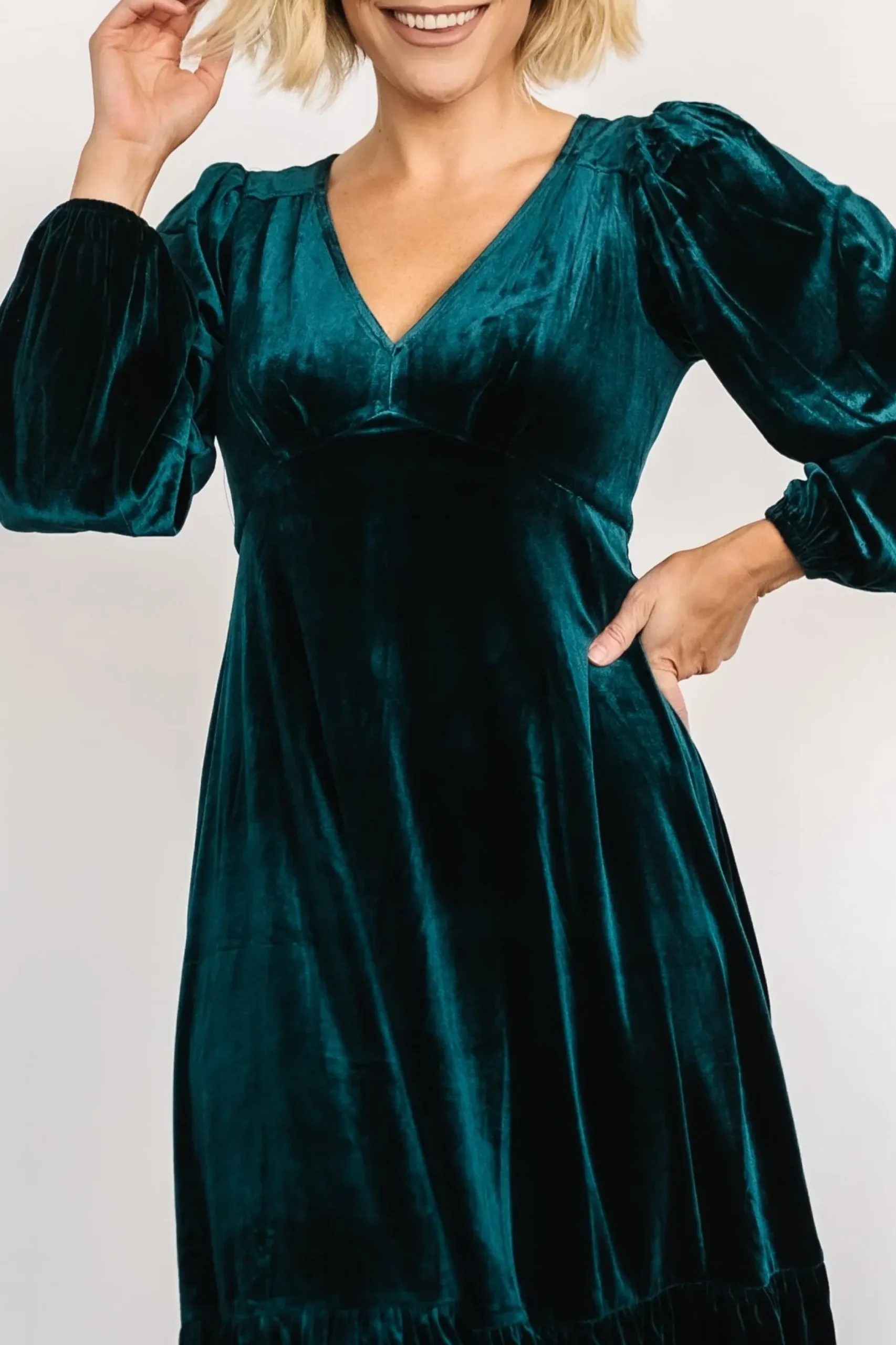 Baltic Born maxi dresses|WEDDING SUITE|Erika Velvet Maxi Dress | Jade